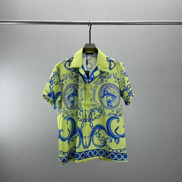 new d summer digital print tshirt lapel shirt open lining hawaii ou, White;black
new d summer digital print tshirt lapel shirt open lining hawaii ou, White;black