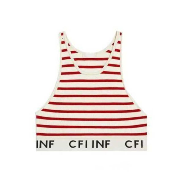 sleeveless celins vest designers womens t shirts fashion ladies beach tanks color matching stripes show thin inside and outside wear knit 8e, Black;white
sleeveless celins vest designers womens t shirts fashion ladies beach tanks color matching stripes show thin inside and outside wear knit 8e, Black;white