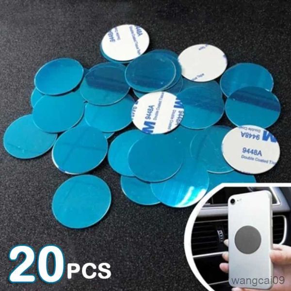 Image of Cell Phone Mounts Holders 1/20Pcs Magnetic Metal Plate For Magnetic Car Phone Holder Universal Iron Sheet Sticker Stand Mobile Phone Magnet Holder Mount R230605