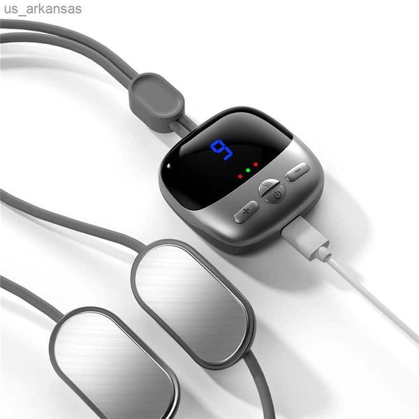 micro-current cervical spine massager portable electric neck massager smart tens+ems compress shoulder neck massage tools l230523