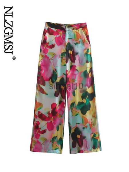 women's pants capris nlzgmsj 2023 spring autumn pant women high waist floral print casual wide pants womens streetwear straight trouser, Black;white
women's pants capris nlzgmsj 2023 spring autumn pant women high waist floral print casual wide pants womens streetwear straight trouser, Black;white