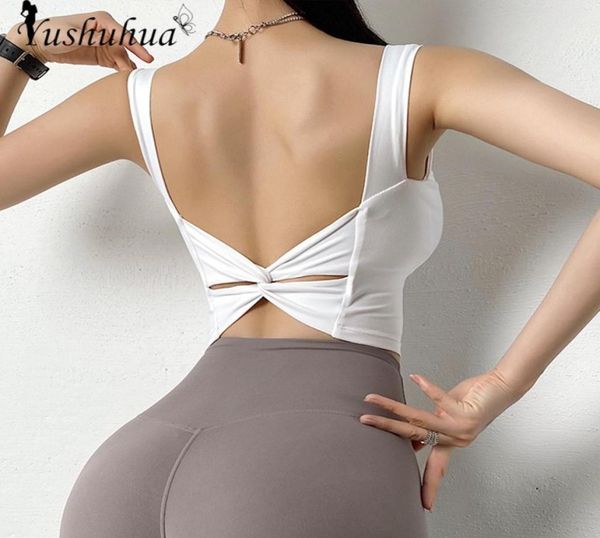 big backless sports for women gym yoga crop u collar fitness push up underwear activewear run tank sport vest4273096, White;red
big backless sports for women gym yoga crop u collar fitness push up underwear activewear run tank sport vest4273096, White;red
