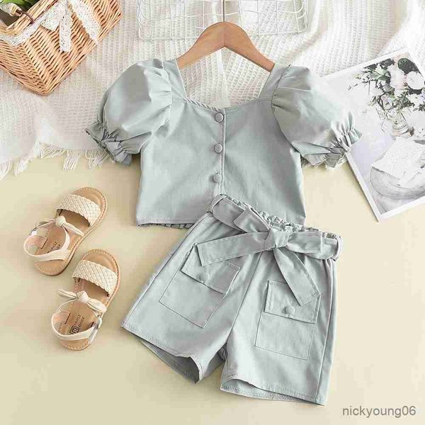 clothing sets menoea solid girls clothes new summer short sleeve single breasted t-shirt and belt bow shorts 2pcs suit baby kid, White
clothing sets menoea solid girls clothes new summer short sleeve single breasted t-shirt and belt bow shorts 2pcs suit baby kid, White