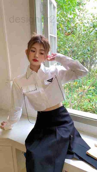 two piece dress designer spring/summer new folded dotted line decoration long sleeve shirt short style with split and pleated hem half acade, White
two piece dress designer spring/summer new folded dotted line decoration long sleeve shirt short style with split and pleated hem half acade, White