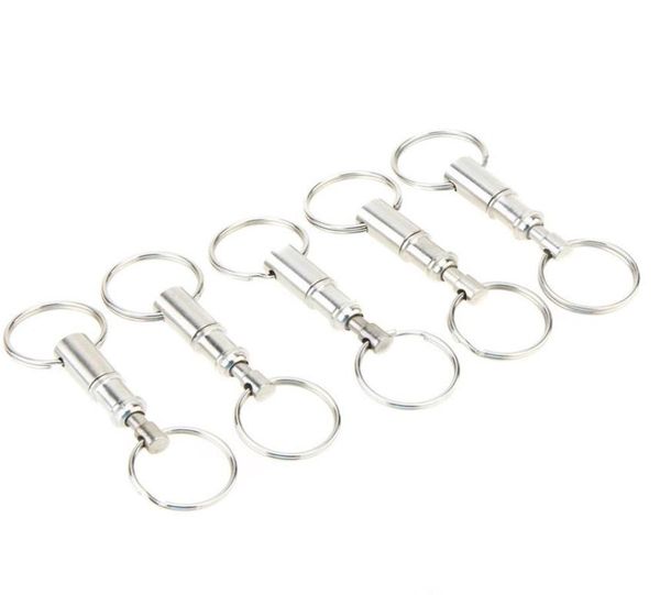 10pcs premium quick release pullapart key removable handy keyring detachable keychain accessory with two split rings to2436775428, Silver
10pcs premium quick release pullapart key removable handy keyring detachable keychain accessory with two split rings to2436775428, Silver