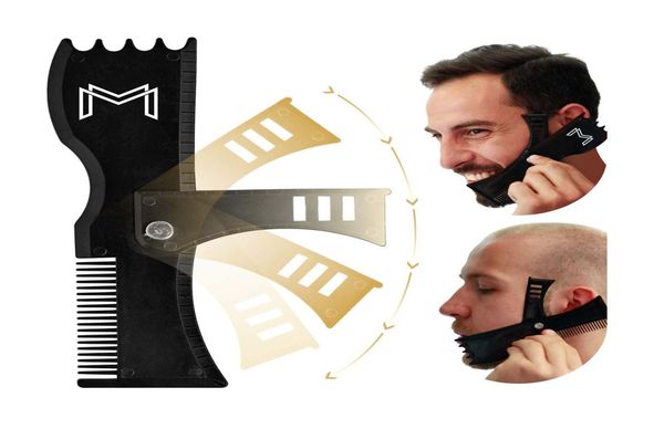 adjustable beard shaping tool with comb and styling template beard lineup tool edger for men with personality1339848
adjustable beard shaping tool with comb and styling template beard lineup tool edger for men with personality1339848