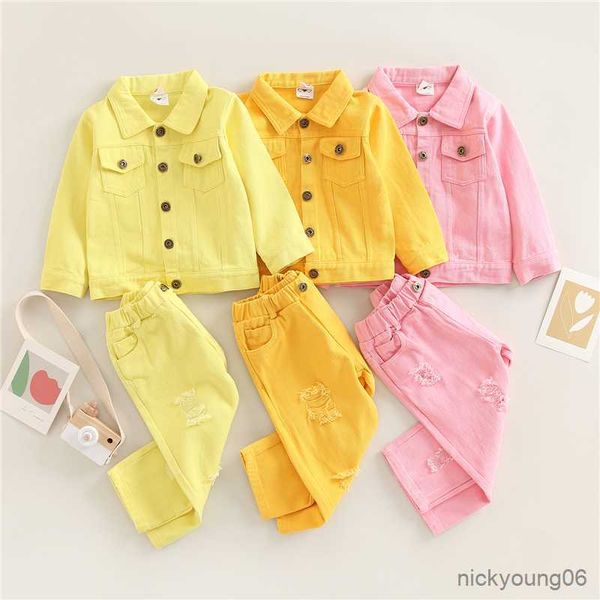 clothing sets children clothes suit kid baby girls set long sleeve button denim jacket and ripped trousers autumn girl, White
clothing sets children clothes suit kid baby girls set long sleeve button denim jacket and ripped trousers autumn girl, White