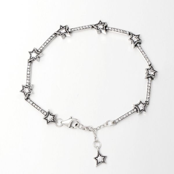 pentagram bracelet women's new sky star 925 sterling silver women bracelet girls fashion pdl etoile du ciel holiday party gift bracelet, Black
pentagram bracelet women's new sky star 925 sterling silver women bracelet girls fashion pdl etoile du ciel holiday party gift bracelet, Black