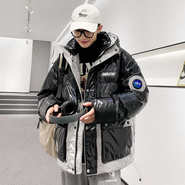 yufan shiny down jacket men's new men's white duck down men's korean version of the trend hooded winter warm coat fa, Black
yufan shiny down jacket men's new men's white duck down men's korean version of the trend hooded winter warm coat fa, Black
