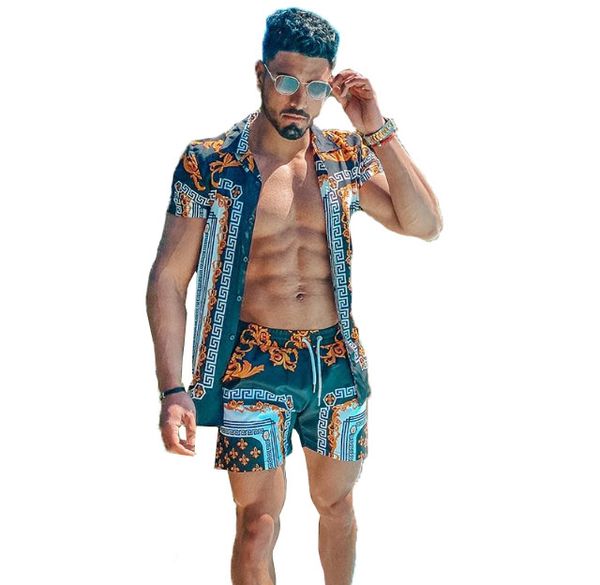 men swimming tracksuits designer plus size -3xl 2 piece set shirt shorts summer jogging suit swimwear outfits printed hawaiian fashion spor, Gray
men swimming tracksuits designer plus size -3xl 2 piece set shirt shorts summer jogging suit swimwear outfits printed hawaiian fashion spor, Gray