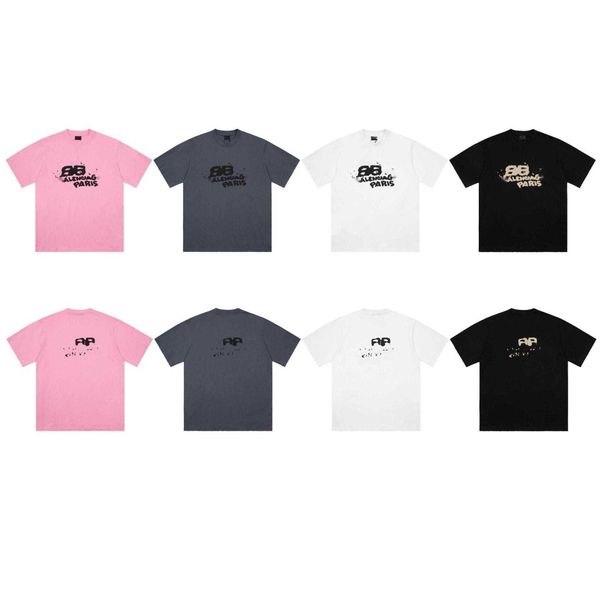 2023 paris short sleeve family new t-shirt graffiti double b print round neck summer fashion brand unisex, White;black
2023 paris short sleeve family new t-shirt graffiti double b print round neck summer fashion brand unisex, White;black