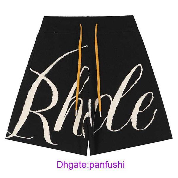 wholesale designer shorts online shop rhude jacquard letter knitted elastic drawstring shorts high street american casual versatile loose ca, White;black
wholesale designer shorts online shop rhude jacquard letter knitted elastic drawstring shorts high street american casual versatile loose ca, White;black