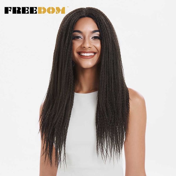 26 inch synthetic lace wigs for black women crochet braids twist dread faux locs hairstyle long wigs 230524, Black;brown
26 inch synthetic lace wigs for black women crochet braids twist dread faux locs hairstyle long wigs 230524, Black;brown