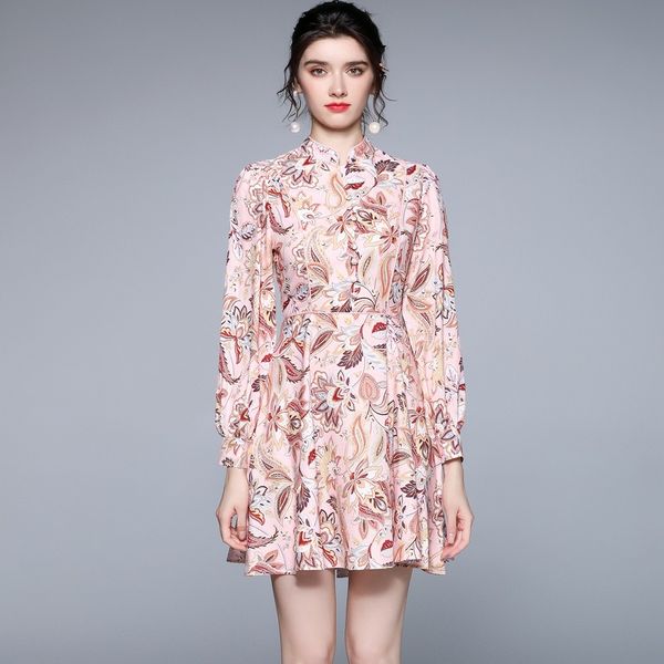 basic & casual dresses: 2023 summer new arrival, european fashion, women's standing collar big sleeve print dress, long sleeve, a-line,, Black;gray
basic & casual dresses: 2023 summer new arrival, european fashion, women's standing collar big sleeve print dress, long sleeve, a-line,, Black;gray