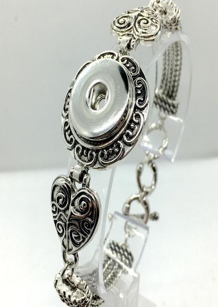 women fahion 5pcs lots snap button heart antique silver bracelet fit 18mm snaps chram diy noosa ginger snap jewelry2124847, Golden;silver
women fahion 5pcs lots snap button heart antique silver bracelet fit 18mm snaps chram diy noosa ginger snap jewelry2124847, Golden;silver