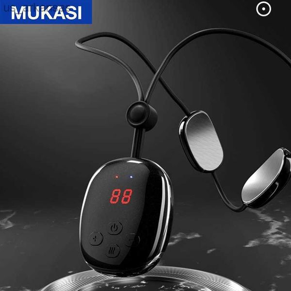 portable neck massager with pulse heat therapy electric ems low frequency massage pendant shoulder and neck muscle pain relief l230523
portable neck massager with pulse heat therapy electric ems low frequency massage pendant shoulder and neck muscle pain relief l230523