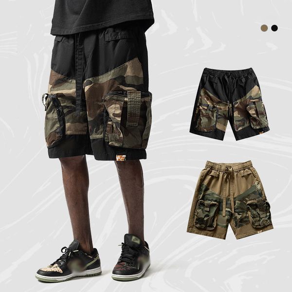 godlikeu men's cargo shorts streetwear designer camouflage casual beach summer loose short pant, White;black
godlikeu men's cargo shorts streetwear designer camouflage casual beach summer loose short pant, White;black