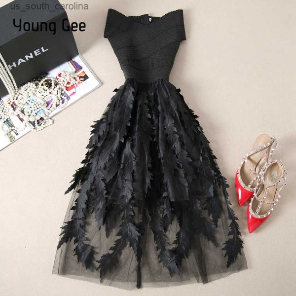 young gee women lace bandage patchwork stretch elegant dress vintage floral fit flare dresses gown formal party dresses vestido l230522, Black;gray
young gee women lace bandage patchwork stretch elegant dress vintage floral fit flare dresses gown formal party dresses vestido l230522, Black;gray