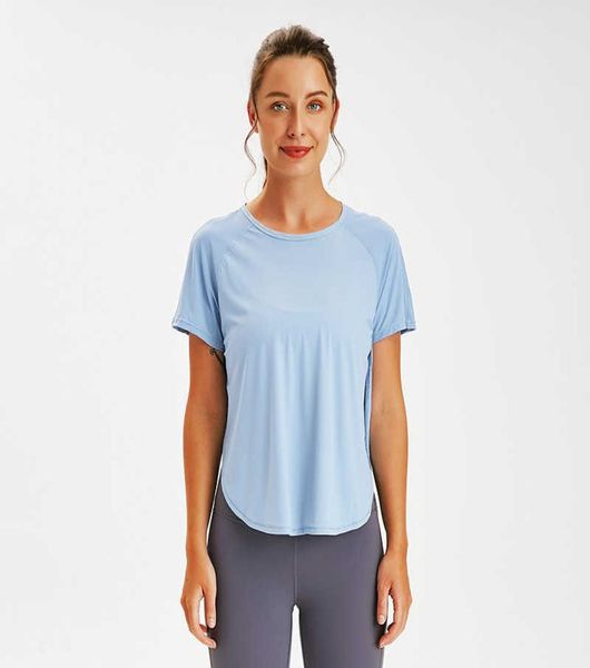 2020 yoga short sleeve a running gym clothes women shirt laser punching quick-drying breathable fitness casual all-match yoga 098324, White;red
2020 yoga short sleeve a running gym clothes women shirt laser punching quick-drying breathable fitness casual all-match yoga 098324, White;red