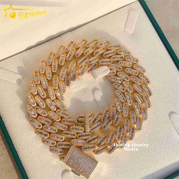 luxury vvs baguette cut gold 18mm big cuban link chain 925 sterling silver moisannite cuban chain
luxury vvs baguette cut gold 18mm big cuban link chain 925 sterling silver moisannite cuban chain