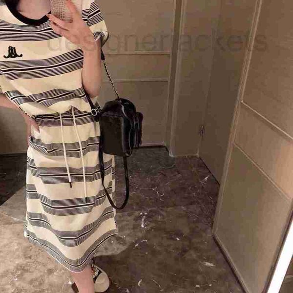 two piece dress designer 23ss summer new stripe contrast casual short elastic waist long set 1uzf, White
two piece dress designer 23ss summer new stripe contrast casual short elastic waist long set 1uzf, White