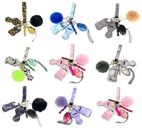 19 colors 9 pcsset defense keychain set alarm pompom hand sanitizer wrist strap lipstick holder keychains stick bottle opener for5763798, Silver
19 colors 9 pcsset defense keychain set alarm pompom hand sanitizer wrist strap lipstick holder keychains stick bottle opener for5763798, Silver