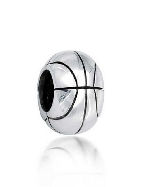 myd jewelry large hole metal bead basketball sports european charms fits bracelet6750904, Black
myd jewelry large hole metal bead basketball sports european charms fits bracelet6750904, Black