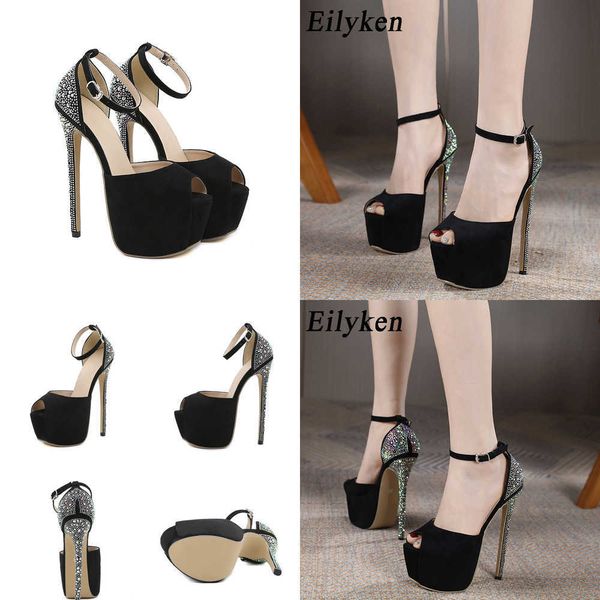 summer sandals street style chunky platform buckle strap women crystal rhinestone super high heels shoes stripper pumps 230511, Black
summer sandals street style chunky platform buckle strap women crystal rhinestone super high heels shoes stripper pumps 230511, Black