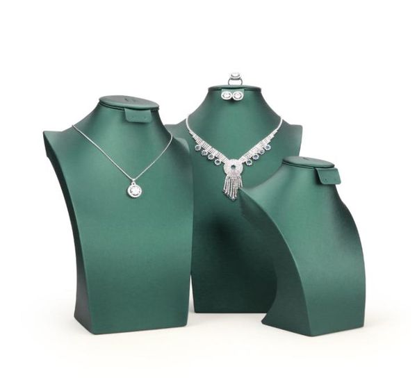 green false leather jewellery set display stand jewelry ring earring necklace bust neck form for boutique window shelf showcase ex1178981, Black
green false leather jewellery set display stand jewelry ring earring necklace bust neck form for boutique window shelf showcase ex1178981, Black