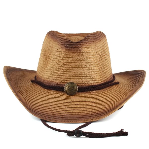 retro artsy western cowboy straw hat outdoor outing beach hat curved edge sunscreen visor straw jazz hat y23093, Blue;gray
retro artsy western cowboy straw hat outdoor outing beach hat curved edge sunscreen visor straw jazz hat y23093, Blue;gray