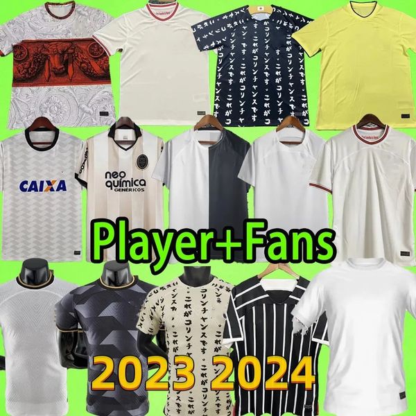 corinthian soccer jerseys 2023 2024 man camisetas de futbol 23 24 gabriel cassio 18 19 men football shirts retro 2010 2012 fans player versi, Black;yellow 
corinthian soccer jerseys 2023 2024 man camisetas de futbol 23 24 gabriel cassio 18 19 men football shirts retro 2010 2012 fans player versi, Black;yellow