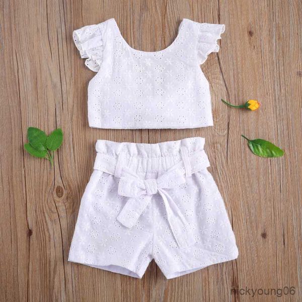 clothing sets children's set jacquard flying sleeve backless t-shirt and shorts two-piece suit for birthday party summer, White
clothing sets children's set jacquard flying sleeve backless t-shirt and shorts two-piece suit for birthday party summer, White
