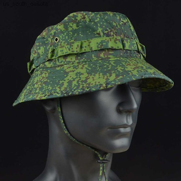 summer military tactical boonie hats hunting sun fishing outdoor camouflage cap adjustable fisherman sniper ghillie bucket hats l230523, Blue;gray
summer military tactical boonie hats hunting sun fishing outdoor camouflage cap adjustable fisherman sniper ghillie bucket hats l230523, Blue;gray