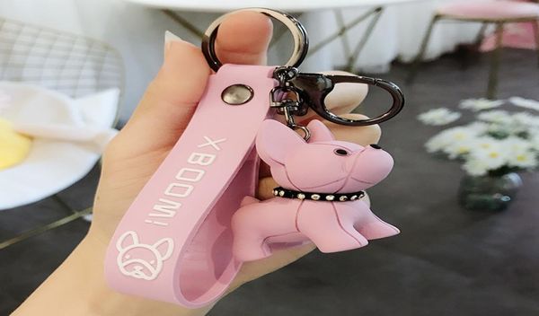 cartoon french punk bulldog keychain pu leather dog keychains for women bag charm trinket men car key ring key chain jewelry1388126, Silver
cartoon french punk bulldog keychain pu leather dog keychains for women bag charm trinket men car key ring key chain jewelry1388126, Silver