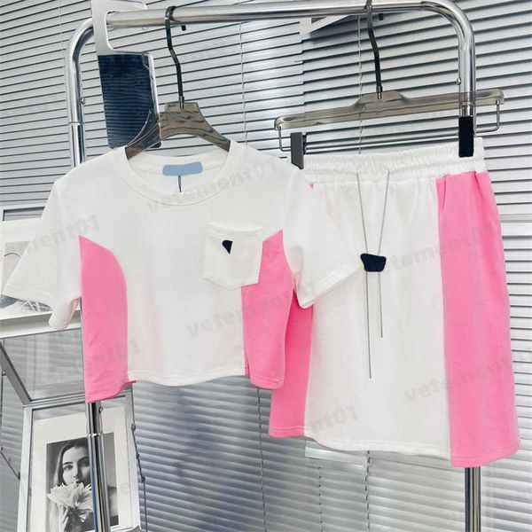 luxury two piece set women dress suit metal triangle logo decoration short sleeve t shirt and skirt sets 2 colors summer fashion outdoor wom, White
luxury two piece set women dress suit metal triangle logo decoration short sleeve t shirt and skirt sets 2 colors summer fashion outdoor wom, White