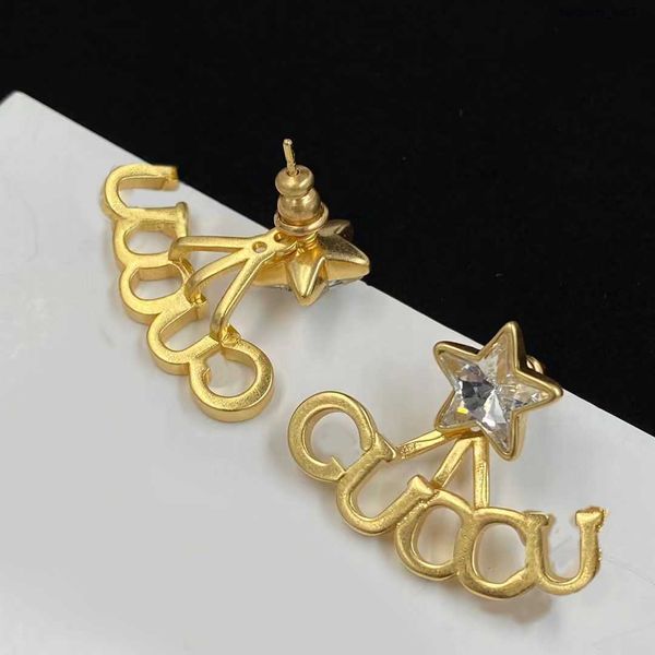 charm earrings new women's fashion luxury brand designer diamond star letter pendant detachable earrings women wedding party high end j, Golden
charm earrings new women's fashion luxury brand designer diamond star letter pendant detachable earrings women wedding party high end j, Golden