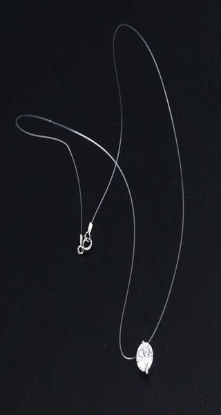 transparent fishline 925 silver zircon clavicle chain mermaid tear pendant necklace8953688
transparent fishline 925 silver zircon clavicle chain mermaid tear pendant necklace8953688