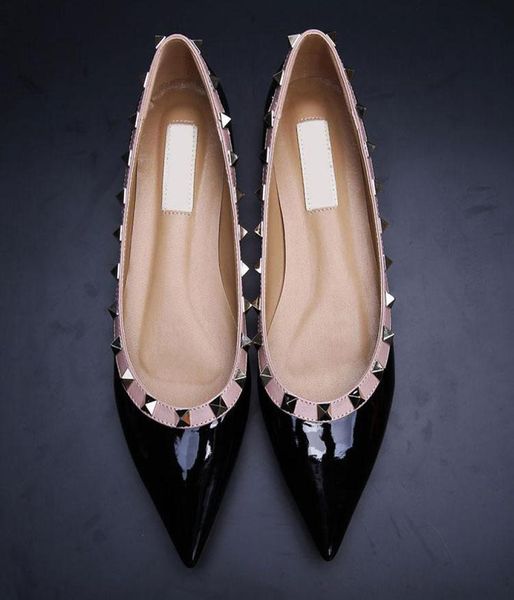 3440 genuine leather v stud ballerina flats rivets wedding shoes blue black nude red yellow pink luxury designer runway cla6042332
3440 genuine leather v stud ballerina flats rivets wedding shoes blue black nude red yellow pink luxury designer runway cla6042332