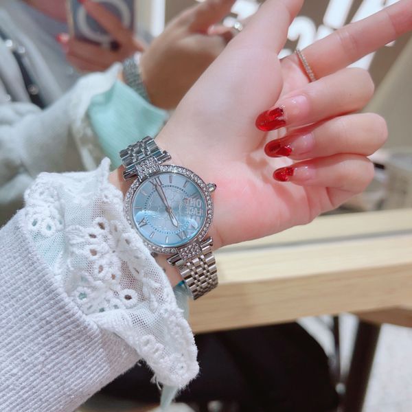new designer women's watch 29mm gold stainless steel girls' watch quartz movement diamond bezel to give girls luxury gifts, Slivery;golden
new designer women's watch 29mm gold stainless steel girls' watch quartz movement diamond bezel to give girls luxury gifts, Slivery;golden