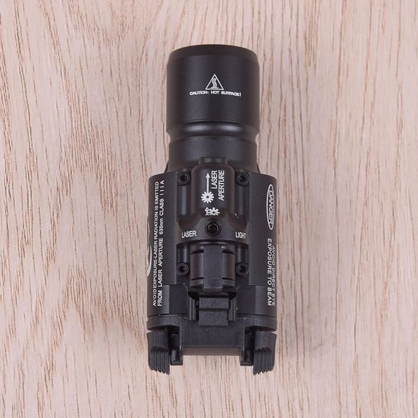 tactical surefir x400 pistol light green red laser for glock 17 fit 20mm rail hunting black tan color use cr123a or 16340-red laser
tactical surefir x400 pistol light green red laser for glock 17 fit 20mm rail hunting black tan color use cr123a or 16340-red laser