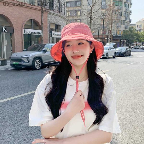 2023 new large size quick drying thin light sun bucket hat nylon fisherman hat bob outdoor sun hats for women men bucket caps l230523, Blue;gray
2023 new large size quick drying thin light sun bucket hat nylon fisherman hat bob outdoor sun hats for women men bucket caps l230523, Blue;gray