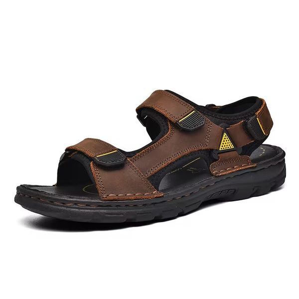 first layer cowhide summer sandals men's soft sole breathable beach shoes sports casual shoes38-46, Black
first layer cowhide summer sandals men's soft sole breathable beach shoes sports casual shoes38-46, Black