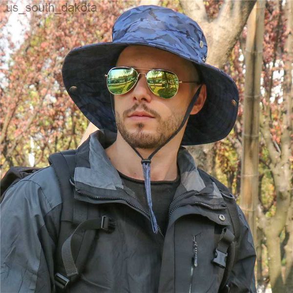 camouflage bucket hat for women men adjustable anti-uv outdoor fishing cap new breathable mesh big brim sun hat wholesale l230523, Blue;gray
camouflage bucket hat for women men adjustable anti-uv outdoor fishing cap new breathable mesh big brim sun hat wholesale l230523, Blue;gray