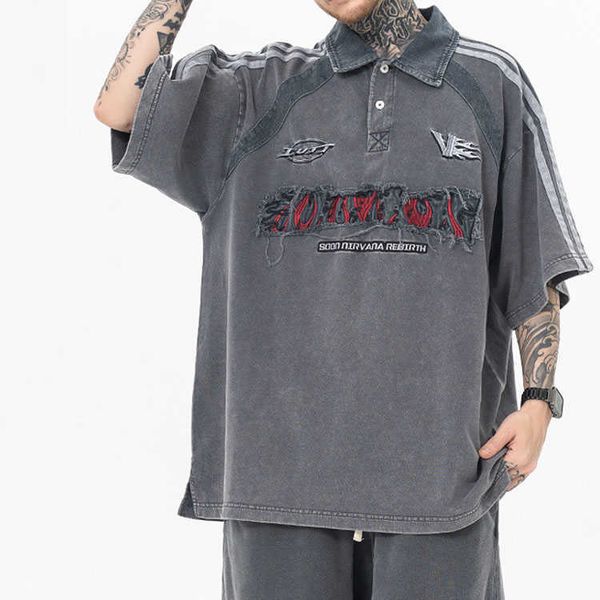 oem factory new design men acid wash short sleeve polo shirts for men c, White;black
oem factory new design men acid wash short sleeve polo shirts for men c, White;black