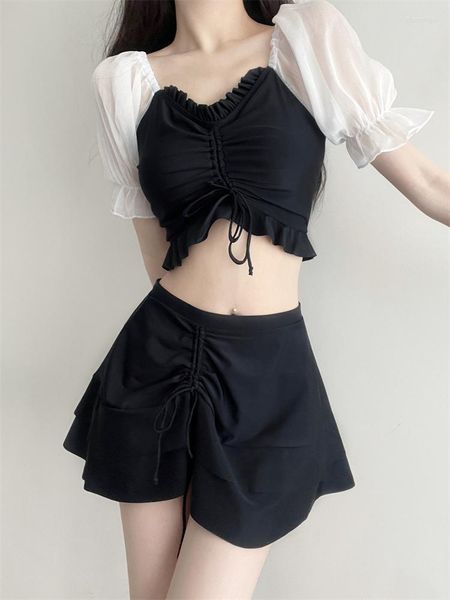 swimwear surfing swimsuits for separate two pieces bathing suit beachwear swimming tankini female skirt clothings to 2xl, White;black
swimwear surfing swimsuits for separate two pieces bathing suit beachwear swimming tankini female skirt clothings to 2xl, White;black