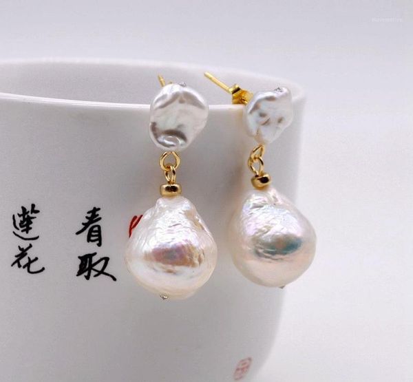 vintage ladies pearl earrings white natural baroque pearls women039s gold earrings short ladies earrings16605869, Silver
vintage ladies pearl earrings white natural baroque pearls women039s gold earrings short ladies earrings16605869, Silver