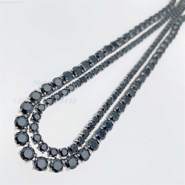 good quality wholesale price men's and women's necklace 316l stainless steel chain tennis chain black cz necklace, Silver
good quality wholesale price men's and women's necklace 316l stainless steel chain tennis chain black cz necklace, Silver