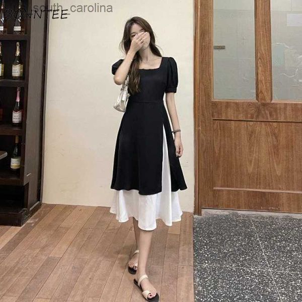 dress women patchwork solid french side slit design elegant female mid-calf square collar minimalist young short lantern sleeves l230522, Black;gray
dress women patchwork solid french side slit design elegant female mid-calf square collar minimalist young short lantern sleeves l230522, Black;gray