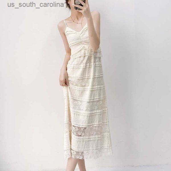 young gee elegant lace spaghetti strap dress women midi floral large swing slip a-line dresses summer backless party lady robe l230522, Black;gray
young gee elegant lace spaghetti strap dress women midi floral large swing slip a-line dresses summer backless party lady robe l230522, Black;gray