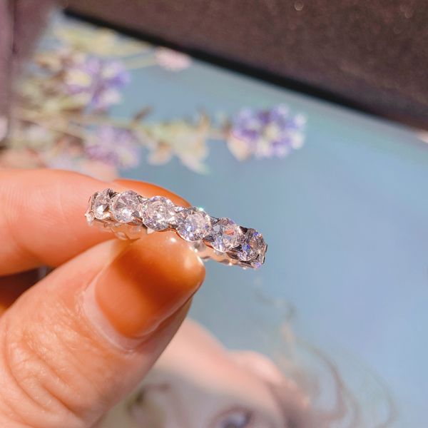 promise band 4mm aaaaa zircon cz ring white gold filled engagement wedding rings for women bridal fine party jewelry gift, Slivery;golden
promise band 4mm aaaaa zircon cz ring white gold filled engagement wedding rings for women bridal fine party jewelry gift, Slivery;golden